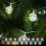 Гирлянда Eurosvet 400-003 хром / холодный белый с эффектом мерцания 2,8 м IP20 a049834 - Фото 0