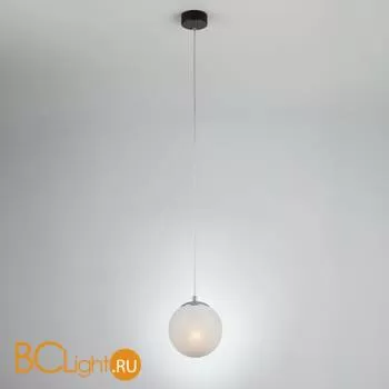 Подвесной светильник Eurosvet Globe 70069/1 хром/черный - Фото 0