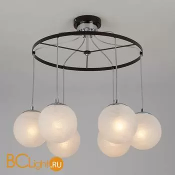 Подвесной светильник Eurosvet Globe 70069/6 хром/черный