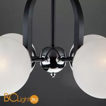 Потолочная люстра Eurosvet Globe 70082/4 хром/черный - Фото 2