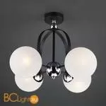 Потолочная люстра Eurosvet Globe 70082/4 хром/черный - Фото 4