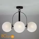 Потолочная люстра Eurosvet Globe 70082/4 хром/черный - Фото 7