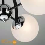 Потолочная люстра Eurosvet Globe 70082/4 хром/черный - Фото 1