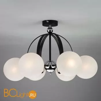 Потолочная люстра Eurosvet Globe 70082/6 хром/черный - Фото 2