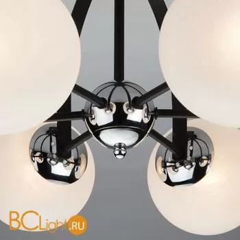 Потолочная люстра Eurosvet Globe 70082/6 хром/черный - Фото 3