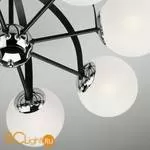 Потолочная люстра Eurosvet Globe 70082/8 хром/черный - Фото 6
