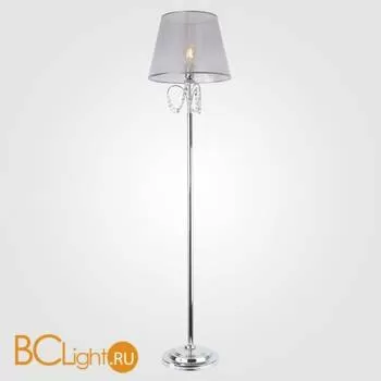 Торшер Eurosvet Gloria 01069/1 хром/прозрачный хрусталь Strotskis