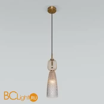 Подвесной светильник Eurosvet Glossy 50211/1 янтарный - Фото 1