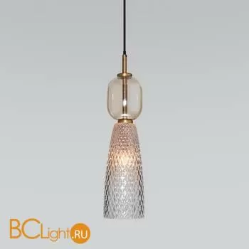 Подвесной светильник Eurosvet Glossy 50211/1 янтарный - Фото 0