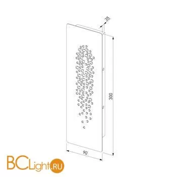 Настенный светильник Eurosvet Grape 40149/1 LED белый - Фото 2