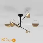 Подвесной светильник Eurosvet Grazia new 70148/6 черный/золото a062042