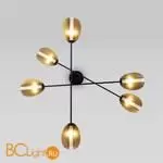 Подвесной светильник Eurosvet Grazia new 70148/6 черный/золото a062042 - Фото 2