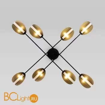 Подвесной светильник Eurosvet Grazia new 70148/8 черный/золото a062043 - Фото 1
