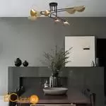 Подвесной светильник Eurosvet Grazia new 70148/8 черный/золото a062043 - Фото 2