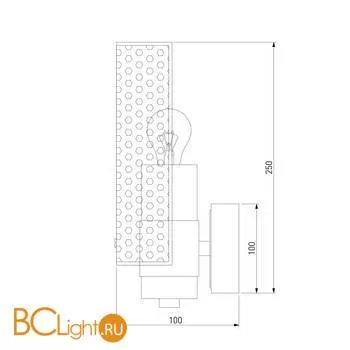 Бра Eurosvet Grino 70139/1 никель a057939 - Фото 2