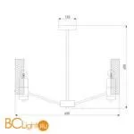 Люстра Eurosvet Grino 70139/6 никель a057945 - Фото 3