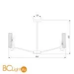 Люстра Eurosvet Grino 70139/8 никель a057948 - Фото 3