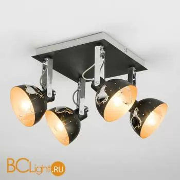 Потолочный светильник Eurosvet Grunge 20069/4 черный