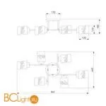 Люстра Eurosvet Hilari 30165/6 черный жемчуг - Фото 3