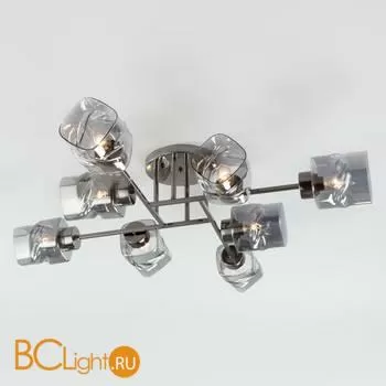 Люстра Eurosvet Hilari 30165/8 черный жемчуг