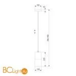 Подвесной светильник Eurosvet Hosk 50233/1 a058498 - Фото 2