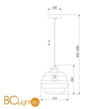 Подвесной светильник Eurosvet Ice 50239/1 a060700 - Фото 2