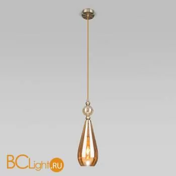 Подвесной светильник Eurosvet Ilario 50202/1 янтарный - Фото 2