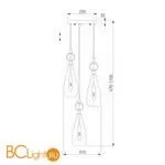 Подвесной светильник Eurosvet Ilario 50202/3 хром a056847 - Фото 4