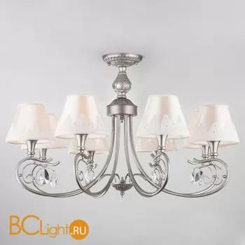 Потолочная люстра Eurosvet Incanto 60069/8 серебро - Фото 0