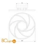 Потолочный светильник Eurosvet Indio 90207/1 белый - Фото 1