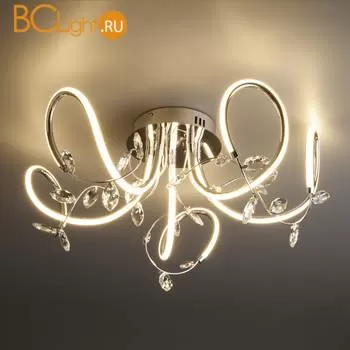 Потолочный светильник Eurosvet Irvine 90106/5 хром 50W - Фото 3