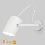 Настенный светильник Eurosvet Italio 20092/1 белый / сатин никель - Фото 1