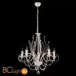 Люстра Eurosvet Iviya 10002/5 белый с золотом/прозрачный хрусталь Strotskis - Фото 0