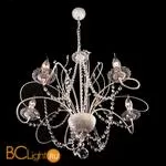 Люстра Eurosvet Iviya 10002/5 белый с золотом/прозрачный хрусталь Strotskis - Фото 1