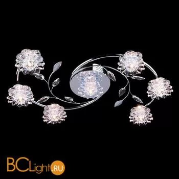 Потолочная люстра Eurosvet Изабель 5136/7 хром/синий