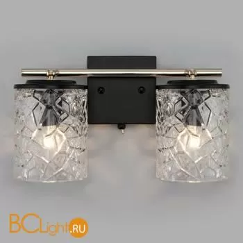 Настенный светильник Eurosvet Jackice 20095/2 черный / золото - Фото 2