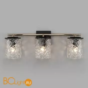 Настенный светильник Eurosvet Jackice 20095/3 черный / золото - Фото 0