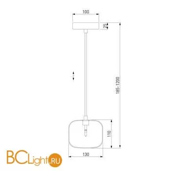 Подвесной светильник Eurosvet Jar 50128/1 хром a057260 - Фото 3