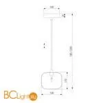 Подвесной светильник Eurosvet Jar 50128/1 хром a057260 - Фото 3