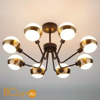 Потолочная люстра Eurosvet Jasper 70093/8 черный - Фото 1