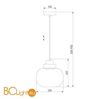 Подвесной светильник Eurosvet Jeffry 50241/1 LED a060674 - Фото 1