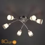 Потолочная люстра Eurosvet Jenna 30131/6 сатин-никель - Фото 0