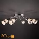 Потолочная люстра Eurosvet Jenna 30131/8 сатин-никель - Фото 1