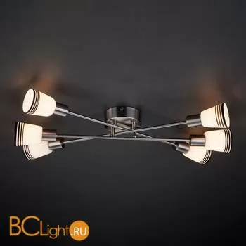 Потолочная люстра Eurosvet Jenna 30132/6 сатин-никель - Фото 0