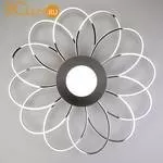 Потолочный светильник Eurosvet Jenssen 90105/13 хром 168W - Фото 0