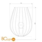 Настольная лампа Eurosvet Jersey 01013/1 черный - Схема