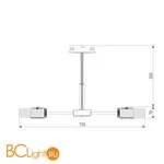 Люстра Eurosvet Jet 90244/6 черный / золото - Фото 1