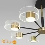 Люстра Eurosvet Jet 90244/8 черный / золото - Фото 1