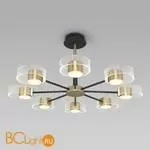 Люстра Eurosvet Jet 90244/8 черный / золото - Фото 0