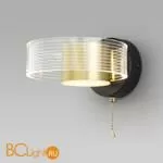 Настенный светильник Eurosvet Jet 90244/1 черный / золото